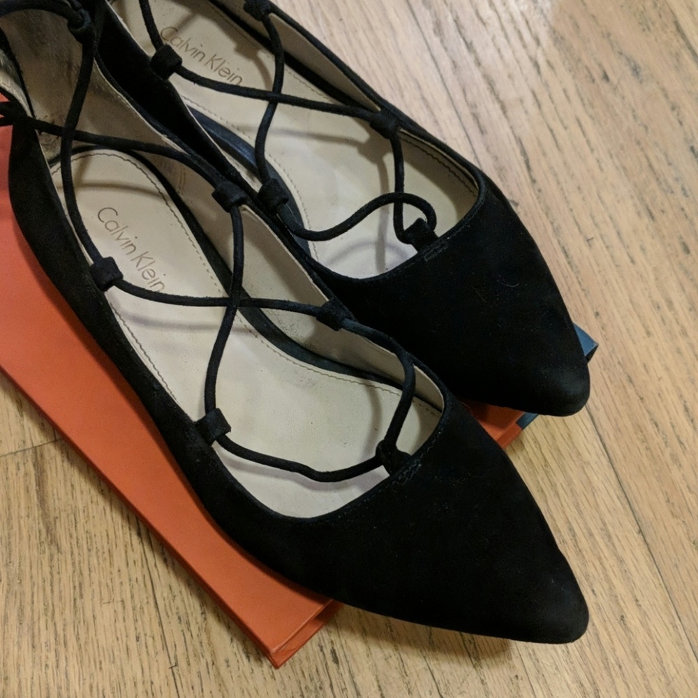 Calvin Klein flats